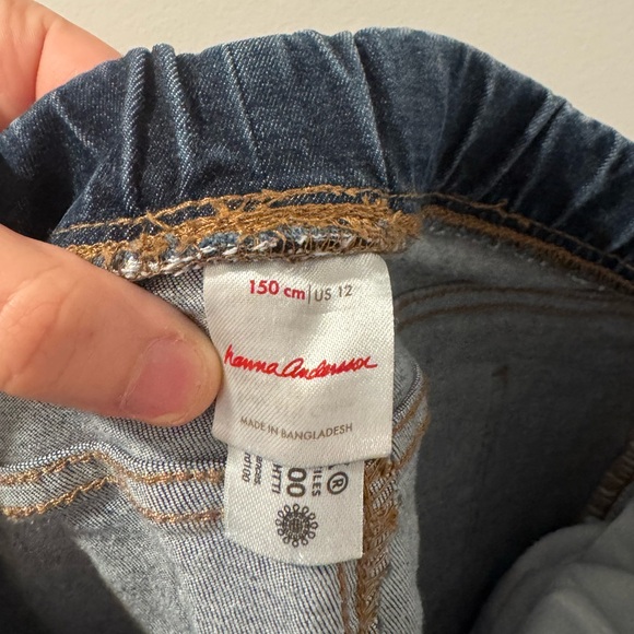Hanna Andersson Girl’s Dark Blue Pull On Jeggings Size 12 - Picture 5 of 5